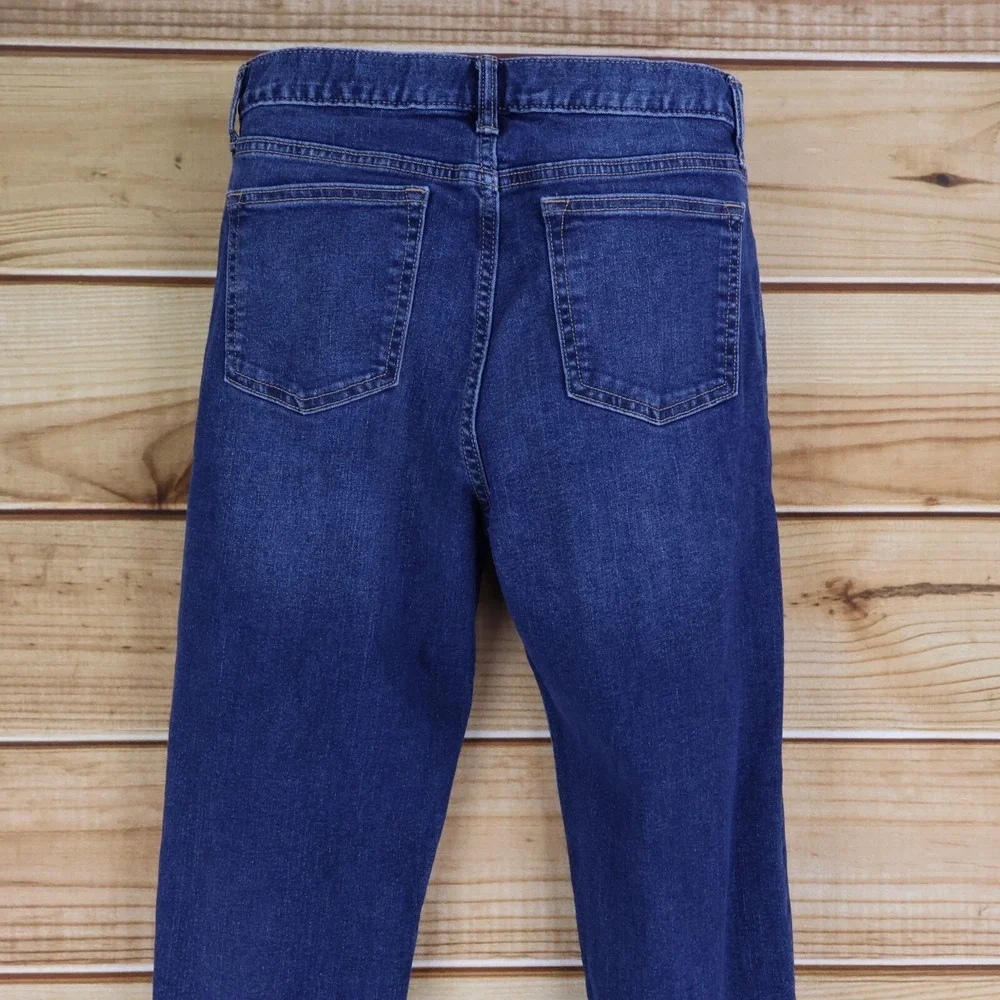 Old Navy Skinny Jeans Built-In Flex Tough Boys‎ 18 Blue Dark Wash Denim Stretch